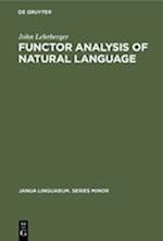 Functor Analysis of Natural Language