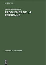 Problèmes de la personne