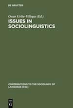 Issues in Sociolinguistics