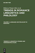 Language and Philology in Romance