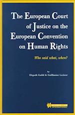 The European Court of Justice on the European Convention on Human Rights