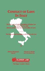 Conflicts Of Laws In Italy