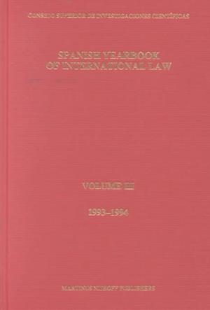 Spanish Yearbook of International Law, Volume 3 (1993-1994)