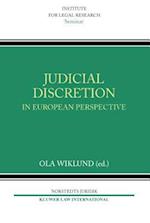 Judicial Discretion in European Perspective