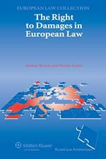 The Right to Damages in European Law