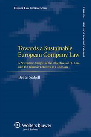 Towards a Sustainable European Company Law