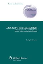 A Substantive Environmental Right