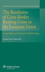 Resolution of Cross-Border Banking Crises in the EU
