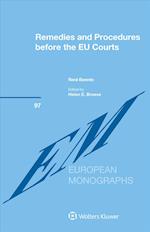 Remedies and Procedures Before the Eu Courts