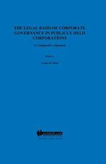 Legal Basis of Corporate Governance in Publicly Held Corporations