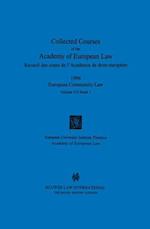 Collected Courses of the Academy of European Law 1996 vol. VII - 1