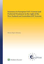 Insurance in European VAT