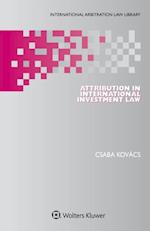 Attribution in International Investment Law