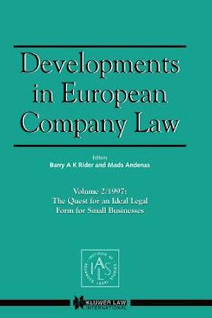 Developments in European Company Law Vol 2 1997
