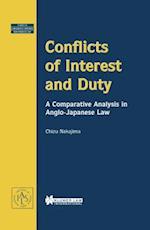 Conflicts Of Interest And Duty, A Comparative Analysis In Anglo-J