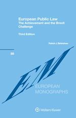 European Public Law: The Achievement and the Brexit Challenge 