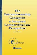 The Entrepreneurship Concept in a European Comparative Tax Law Perspective