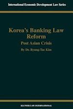 Korea's Banking Law Reform