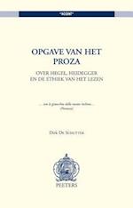 Opgave Van Het Proza