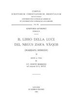 Il Libro Della Luce del Negus Zar'a YA'Qob (Mashafa Berhan), II