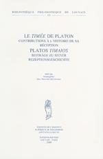 Le Timee de Platon