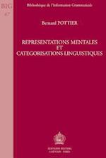 Representations Mentales Et Categorisations Linguistiques