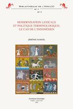 Modernisation Lexicale Et Politique Terminologique
