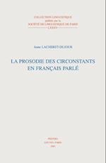 La Prosodie Des Circonstants En Francais Parle