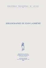 Bibliographie de Jean Ladriere