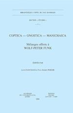 Coptica - Gnostica - Manichaica
