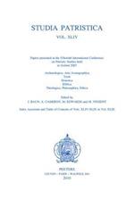 Studia Patristica. Vol. XLIV - Archaeologica, Arts, Iconographica, Tools, Historica, Biblica, Theologica, Philosophica, Ethica