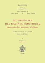 Dictionnaire Des Racines Semitiques Ou Attestees Dans Les Langues Semitiques, Fasc. 10