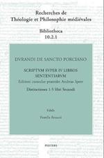Durandi de Sancto Porciano Scriptum Super IV Libros Sententiarum. Buch II, DD. 1-5