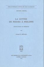 La Lettre de Pierre a Philippe