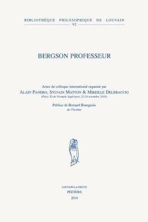 Bergson Professeur