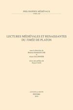 Lectures Medievales Et Renaissantes Du Timee de Platon