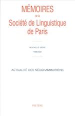 Actualite Des Neogrammairiens