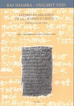Lettres En Akkadien de la Maison D'Urtenu. Fouilles de 1994
