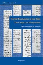 Textual Boundaries in the Bible