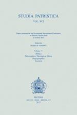 Studia Patristica. Vol. XCI - Papers Presented at the Seventeenth International Conference on Patristic Studies Held in Oxford 2015