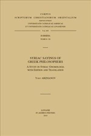 Syriac Sayings of Greek Philosophers