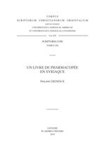 Un livre de pharmacopee en syriaque