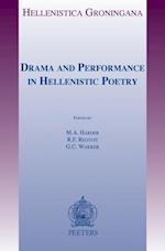 Drama and Performance in Hellenistic Poetry