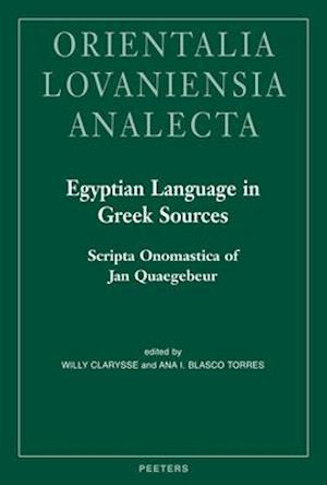 Egyptian Language in Greek Sources