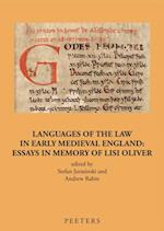 Languages of the Law in Early Medieval England