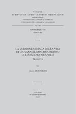 La versione siriaca della Vita di Giovanni il Misericordioso di Leonzio di Neapolis