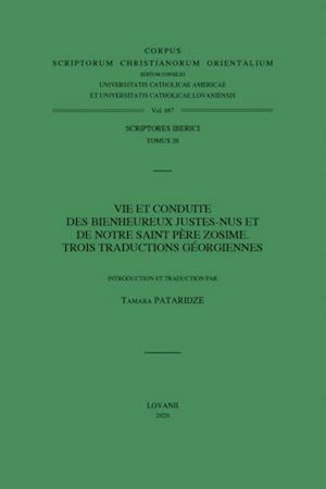 Vie et conduite des Bienheureux Justes-nus et de notre saint Pere Zosime