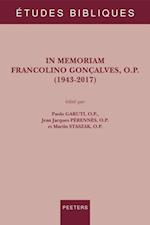 In memoriam Francolino Goncalves, O.P. (1943-2017)