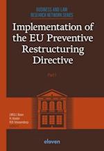 Implementation of the EU Preventive Restructuring Directive