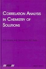 Correlation Analysis in Chemistry of Solutions